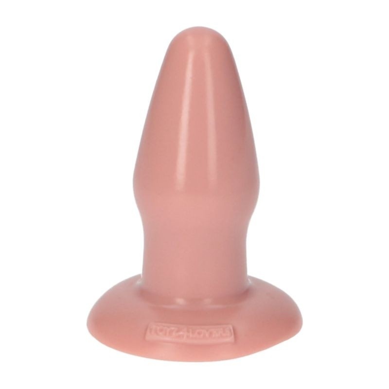 Plug analny Italian Cock 3,5" Flash 9,5 cm z przyssawką, kolor naturalny - 1