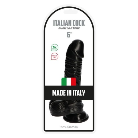 Dildo Realistyczny Michelangelo 16 cm Czarny - 6