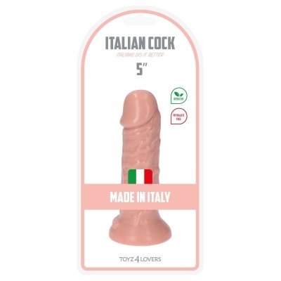 Dildo Italian Cock 12,5 cm (5") w kolorze naturalnym - 1 2