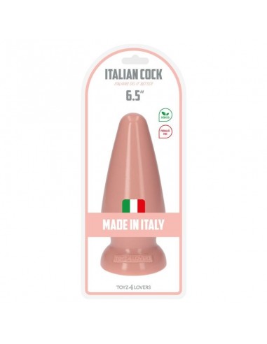 Duży korek analny Italian Cock 6,5" Flesh - Duże Korki Analne - 5