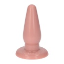 Korek analny Italian Cock 4,5 cala cielisty z przyssawką - 1