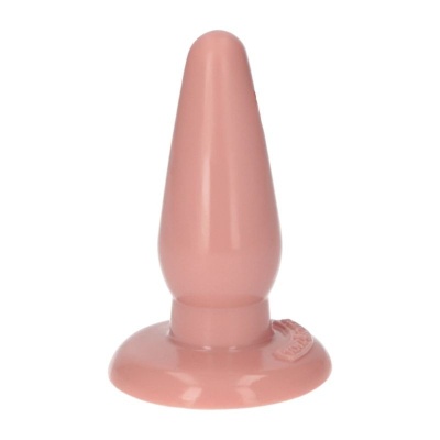 Korek analny Italian Cock 4,5 cala cielisty z przyssawką - 1 2