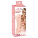 Nature Skin Medium Dildo 24 cm – realistyczna faktura TPE, żylasty trzon i przyssawka - 2