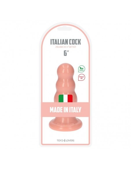 Duży korek analny Italian Cock 6" Flesh - Duże Korki Analne - 4
