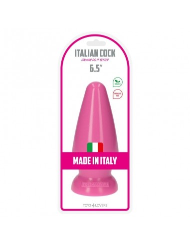 Duży korek analny Italian Cock 6,5" Pink - Duże Korki Analne - 5