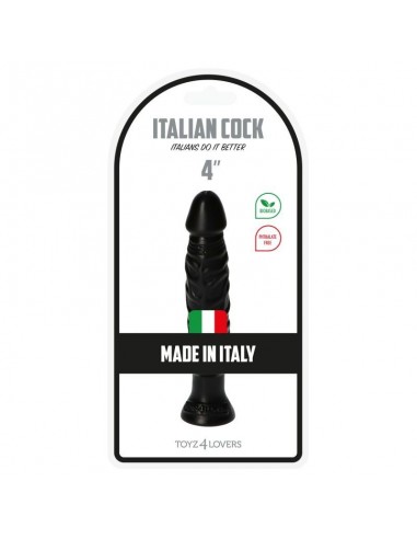 Dildo realistyczne Italian Cock 4" Black - Dilda realistyczne - 2