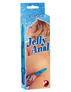 Wibrator analny Jelly Anal Blue - Pozostałe gadżety analne - 1 2