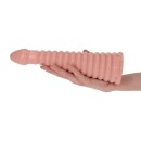 Korek analny Italian Cock 10'' 26 cm PVC beżowy - 3
