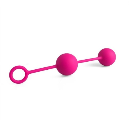 Kulki gejszy Palline vaginali różowe 18 cm - 3