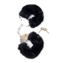 Kajdanki Fetish Boss Series- Furry Cuffs Black - 1