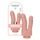 Podwójne dildo Double Dildo 19 cm, cielisty - 2