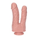 Podwójne dildo Double Dildo 19 cm, cielisty - 3