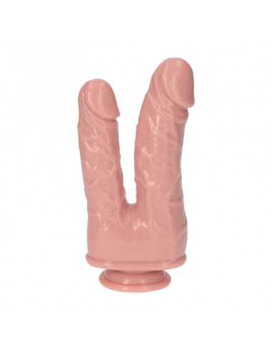 Podwójne dildo Toyz4Lovers 18,5 cm Cieliste - Dilda podwójne - 5
