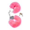 Kajdanki Fetish Boss Series- Furry Cuffs Pink - 1