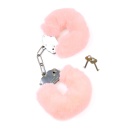 Kajdanki Fetish Boss Series- Furry Cuffs Light Pink - 1