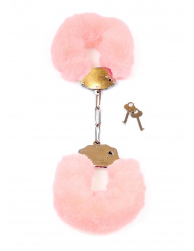 Kajdanki Fetish Boss Series- Furry Cuffs Light Pink - Kajdanki erotyczne - 2