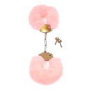 Kajdanki Fetish Boss Series- Furry Cuffs Light Pink - 2