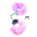 Kajdanki Fetish Boss Series- Furry Cuffs Purple - 1