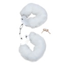 Kajdanki Fetish Boss Series- Furry Cuffs White - 1