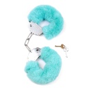Kajdanki Fetish Boss Series- Furry Cuffs Blue - 1