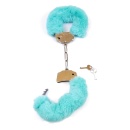 Kajdanki Fetish Boss Series- Furry Cuffs Blue - 3