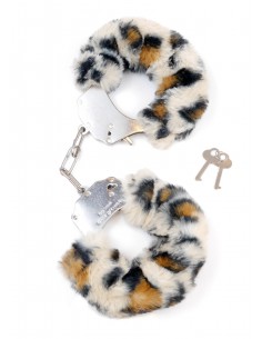 Kajdanki Fetish Boss Series- Furry Cuffs Leopard - Kajdanki erotyczne - 1