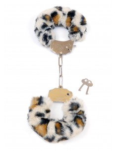 Kajdanki Fetish Boss Series- Furry Cuffs Leopard - Kajdanki erotyczne - 1 2