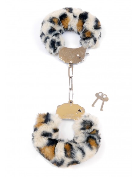 Kajdanki Fetish Boss Series- Furry Cuffs Leopard - Kajdanki erotyczne - 2
