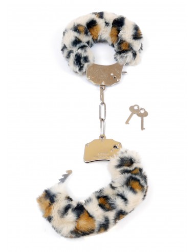 Kajdanki Fetish Boss Series- Furry Cuffs Leopard - Kajdanki erotyczne - 3