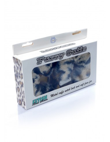 Kajdanki Fetish Boss Series- Furry Cuffs Leopard - Kajdanki erotyczne - 5