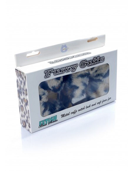 Kajdanki Fetish Boss Series- Furry Cuffs Leopard - Kajdanki erotyczne - 5
