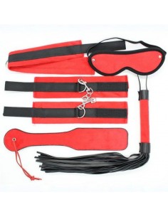 Zestaw BDSM Bondage Kit Red - Zestawy BDSM - 1