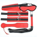 Zestaw Bondage Kit Red czerwono-czarny - 1