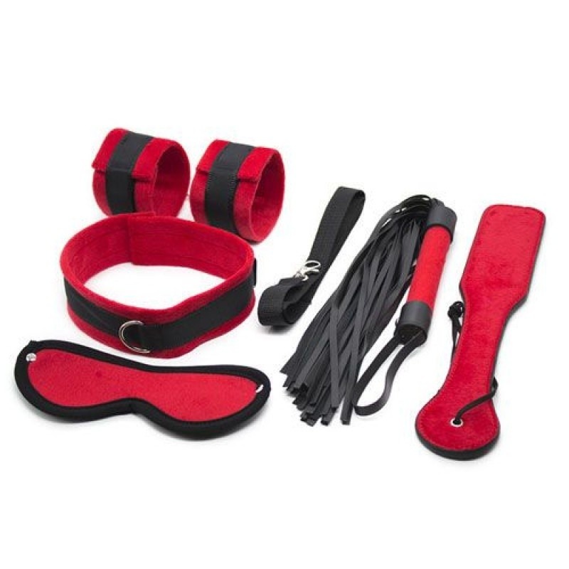 Zestaw Bondage Kit Red czerwono-czarny - 5