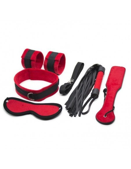 Zestaw BDSM Bondage Kit Red - Zestawy BDSM - 5