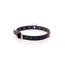 Obroża BDSM - Collar 2 Cm Silver Crystal - 2