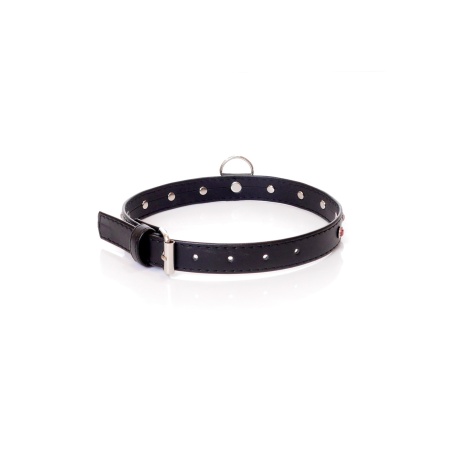 Obroża BDSM Collar - 2 Cm Pink Crystal - 2