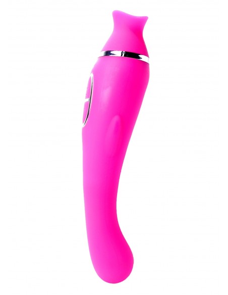 Stymulator Helen Pink - 12- Vibrating / 8 Suction Functions Usb - Stymulatory łechtaczki - 2