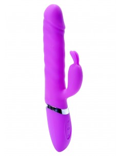 Wibrator króliczek LYLA Purple - Heating / Thrusting / 18 Vibrating functions USB - Wibratory Króliczki - 1