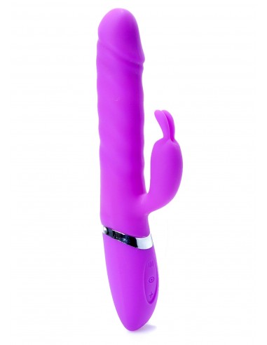 Wibrator króliczek LYLA Purple - Heating / Thrusting / 18 Vibrating functions USB - Wibratory Króliczki - 2