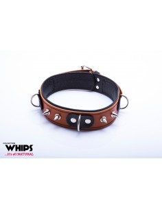 WHIPS Obroża Niewolnika Ze Smyczą, Koniakowa - Chokery, obroże i smycze - 1 2