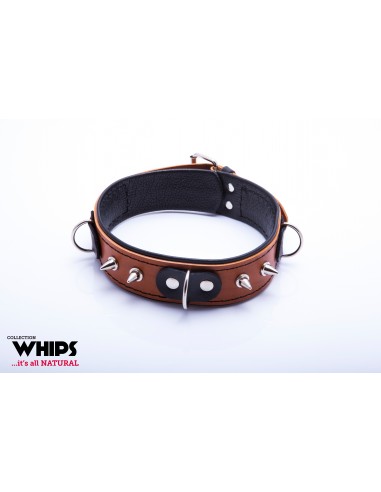 WHIPS Obroża Niewolnika Ze Smyczą, Koniakowa - Chokery, obroże i smycze - 2