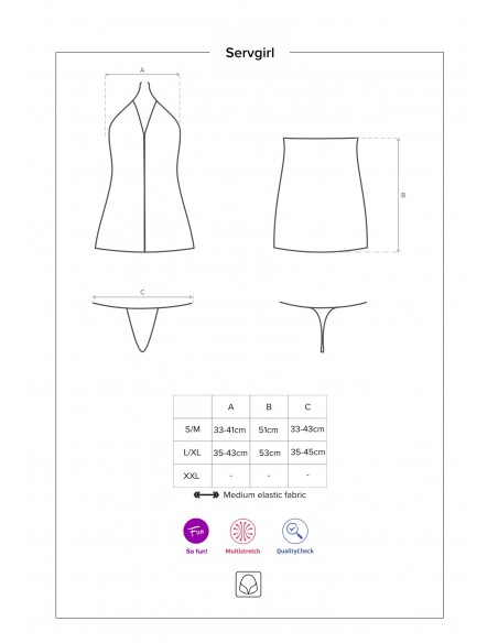 Kostium Erotyczny Servgirl Kostium - Kostiumy i przebrania erotyczne - 7