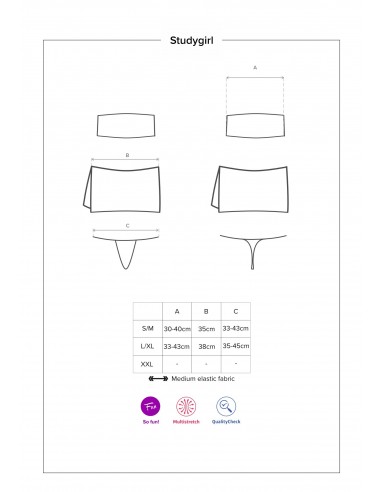 Strój Uczennicy Studygirl Kostium - Kostiumy i przebrania erotyczne - 7