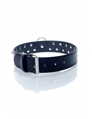 Obroża BDSM - Collar 3 Cm. Red Crystal - Chokery, obroże i smycze - 2