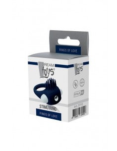 Pierścień Na Penisa z Wibracjami Rings Of Love Stimu Ring Niebieski - Pierścienie erekcyjne wibrujące - 1 2