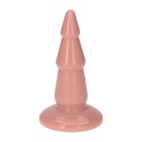 Korek analny stopniowany Italian Cock 5" cielesny z przyssawką 13 cm - 3