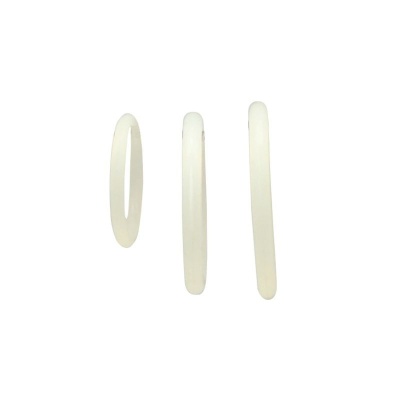 Zestaw pierścieni erekcyjnych Timeless (biały, rozmiary M 2,7cm, L 3,7cm, XL 4cm) - 1 2