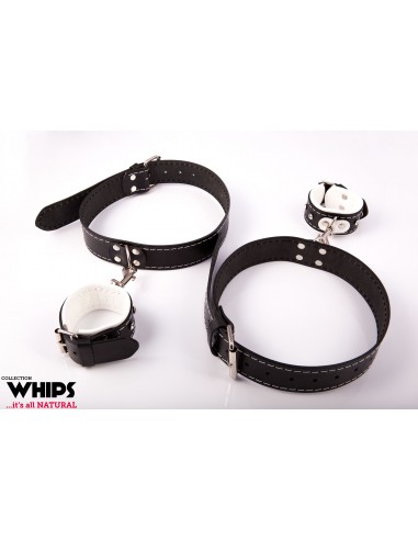 Kajdanki Damskie Na Uda Białe - Kajdanki erotyczne - 1