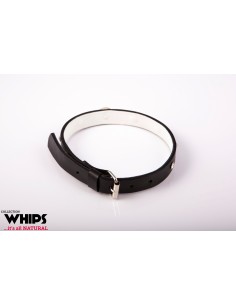 Obroża Damska, Wąska Biała - Chokery, obroże i smycze - 1 2